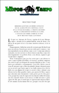 Portada Diario de abordo segundo al cuarto viaje