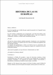 Portada La historia de las SS europeas