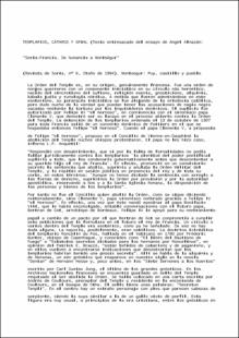 Portada Templarios, cátaros y grial : texto entresacado del ensayo de Angel Almazán "Soria-Francia, de Numancia a Montségur