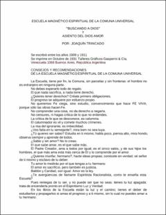 Portada Buscando a Dios y asiento del Dios amor