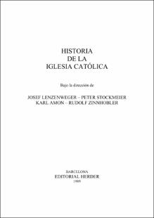 Portada Historia de la Iglesia Católica