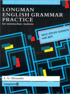 Portada Longman english grammar practice: for intermediate students