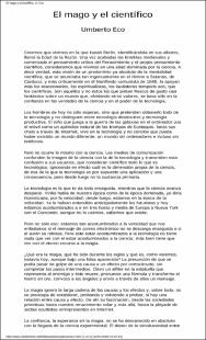 Portada El mago y el científico