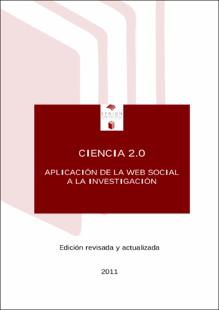 Portada Ciencia 2.0 : aplicación de la web social a la investigación