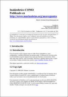 Portada Como armar una red inal&aacute;mbrica