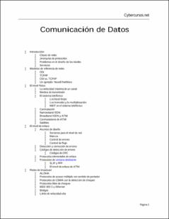 Portada Comunicación de datos