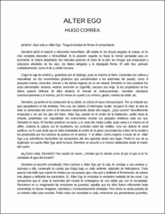 Portada Alter ego