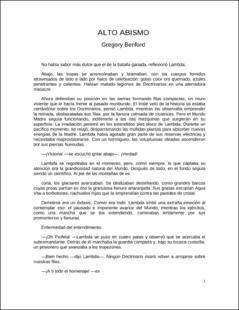 Portada alto abismo