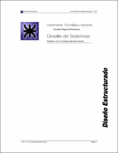 Portada Diseño estructurado de sistemas