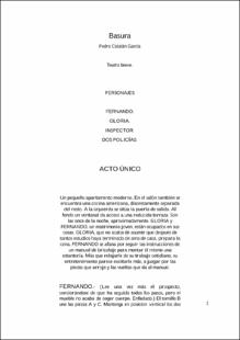 Portada Basura