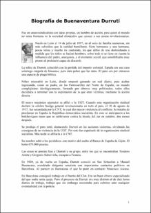 Portada Biografía de Buenaventura Durruti