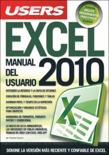 Portada Excel 2010 : Manual del usuario