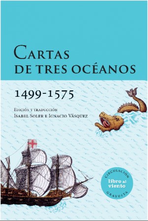 Portada Cartas de tres océanos: 1499-1575