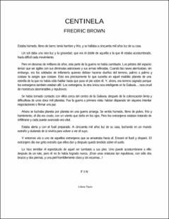 Portada centinela