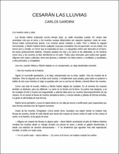 Portada Cesarán las lluvias