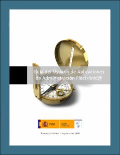 Portada Guia del usuario de aplicaciones de administracion electronic@