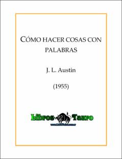 Portada Cómo hacer cosas con palabras
