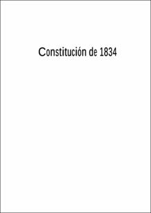 Portada Constitución de 1834: El estatuto real de 1834