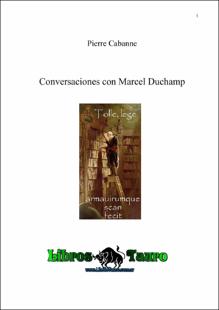 Portada Conversaciones con Marcel Duchamp