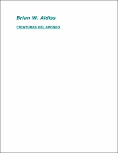 Portada Criaturas del apogeo