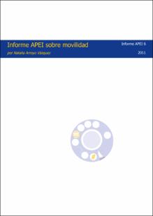 Portada Informe apei sobre movilidad