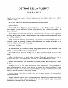 Portada Detras de la puerta