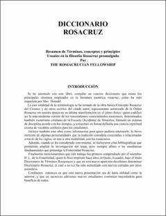 Portada Diccionario rosacruz