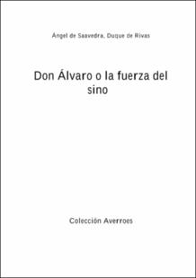 Portada Don Alvaro o la fuerza del sino