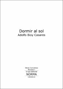 Portada dormir al sol