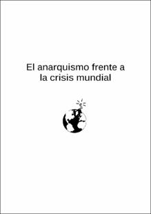 Portada El anarquismo frente a la crisis mundial