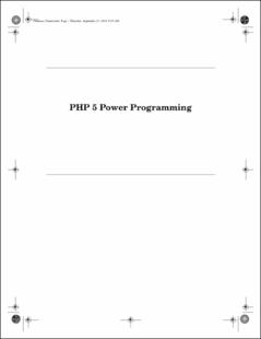 Portada PHP 5 Power Programming