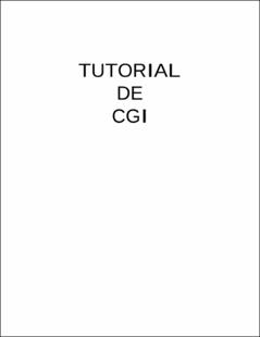 Portada Tutorial de CGI