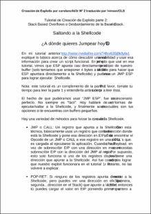 Portada Tutorial de Creación de Exploits parte 2 : Stack Based Overflows o Desbordamiento de la Base del Stack