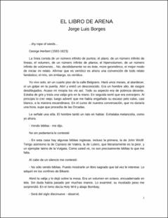 Portada El libro de arena