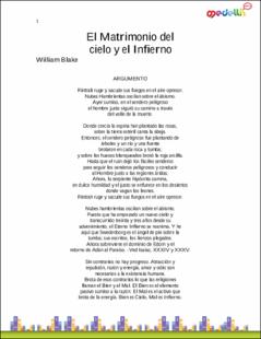 Portada el matrimonio del cielo y el infierno