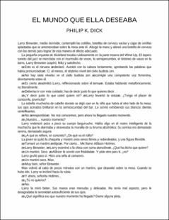 Portada El mundo que ella deseaba