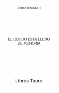 Portada el olvido esta lleno de memoria