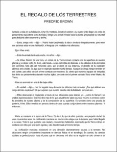 Portada el regalo de los terrestres