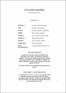 Portada En un nicho amueblado