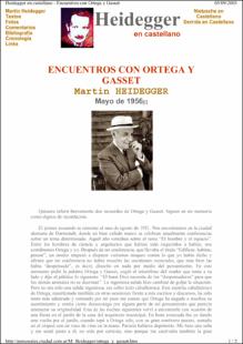 Portada Encuentros con Ortega y Gasset