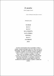 Portada Es mentira