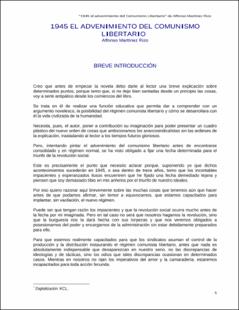 Portada 1945el advenimiento del comunismo libertario