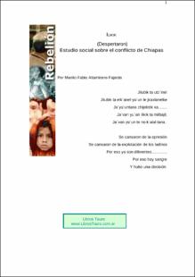 Portada estudio social sobre el conflicto de chiapas