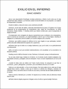 Portada Exilio en el infierno