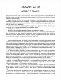 Portada Hágase la luz