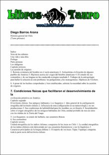 Portada historia general de chile