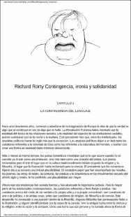 Portada Contingenciaironía y solidaridad