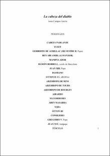 Portada La cabeza del diablo