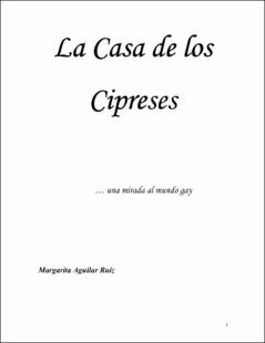 Portada La casa de los cipreses una mirada al mundo gay