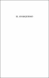 Portada El anarquismo